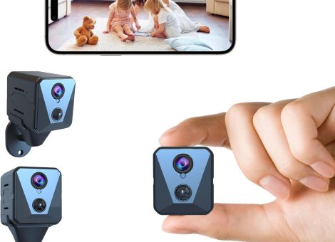 Security Camera, 2K WiFi Indoor Camera, 100 Days Standby Battery Life, Cloud & SD Storage